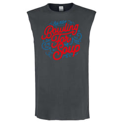 Amplified Unisex Adult Swirly Bowling For Soup Sleeveless T-Shirt - XS, Charcoal