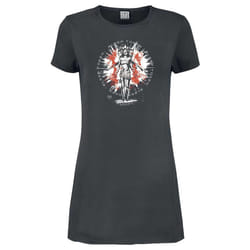 Amplified Womens/Ladies Rain Sleep Token T-Shirt Dress - XL, Charcoal