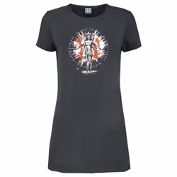 Amplified Womens/Ladies Rain Sleep Token T-Shirt Dress - XXL, Charcoal