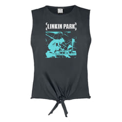 Amplified Womens/Ladies Meteora Xray Linkin Park Tank Top - XL, Charcoal