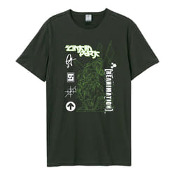 Amplified Unisex Adult Reanimation Linkin Park T-Shirt - XS, Charcoal