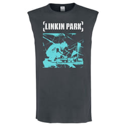 Amplified Unisex Adult Meteora Xray Linkin Park Sleeveless Tank Top - XL, Charcoal