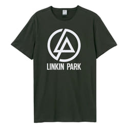 Amplified Unisex Adult Circle Logo Linkin Park T-Shirt - XS, Charcoal
