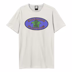 Amplified Unisex Adult Crystal Ball The Smashing Pumpkins T-Shirt - XS, Vintage White