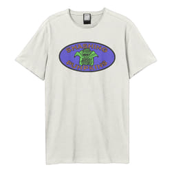 Amplified Unisex Adult Crystal Ball The Smashing Pumpkins T-Shirt - XS, Vintage White