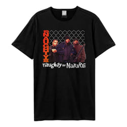 Amplified Unisex Adult 19 Naughty 3 Naughty By Nature T-Shirt - XS, Black