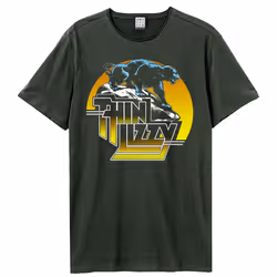 Amplified Unisex Adult Panther Thin Lizzy T-Shirt - XS, Charcoal