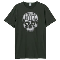 Amplified Unisex Adult Kind Skull Cypress Hill T-Shirt - XS, Charcoal