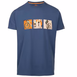 Trespass Mens Kooten T-Shirt - XXL, Indigo Tone Marl