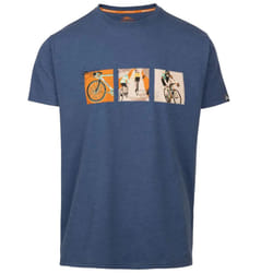 Trespass Mens Kooten T-Shirt - XXL, Indigo Tone Marl