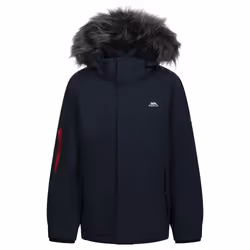 Trespass Boys Braddan Padded Raincoat - 9-10 Years, Navy