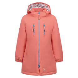 Trespass Girls Marybank Raincoat - 11-12 Years, Soft Orange