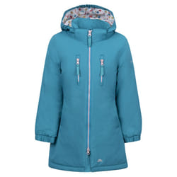 Trespass Girls Marybank Raincoat - 3-4 Years, Light Teal
