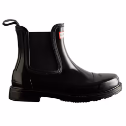 Hunter Womens/Ladies Commando Gloss Chelsea Boots - 3 UK, Black