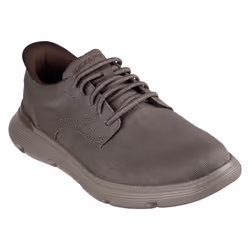 Skechers Mens Garza Clive Slip-In Trainers - 10 UK, Dark Taupe