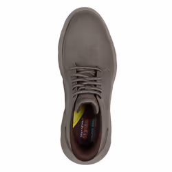 Skechers Mens Garza Clive Slip-In Trainers - 10 UK, Dark Taupe