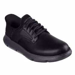 Skechers Mens Garza Duran Leather Trainers - 7 UK, Black