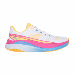 Skechers Womens/Ladies Max Cushioning Propulsion Trainers - 7 UK, White/Orange
