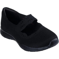 Skechers Womens/Ladies Seager - Cute N' Coy Mary Janes - 3 UK, Black