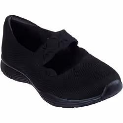 Skechers Womens/Ladies Seager - Cute N' Coy Mary Janes - 7 UK, Black