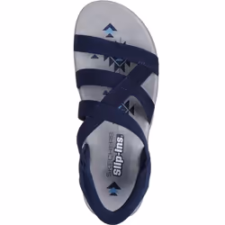 Skechers Womens/Ladies Reggae Stretch Flex Slim Sandals - 7 UK, Navy