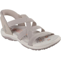 Skechers Womens/Ladies Reggae Stretch Flex Slim Sandals - 7 UK, Taupe