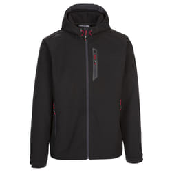 Trespass Mens Marlon Soft Shell Jacket - S, Black
