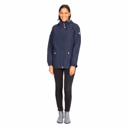 Trespass Womens/Ladies Flourish Waterproof Jacket - M, Navy