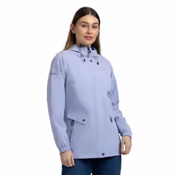 Trespass Womens/Ladies Flourish Waterproof Jacket - XL, Cool Blue