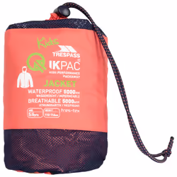 Trespass Childrens/Kids Qikpac Packaway Jacket - 2-3 Years, Peach Blush
