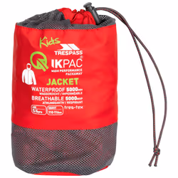 Trespass Childrens/Kids Qikpac Packaway Jacket - 2-3 Years, Red