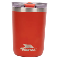 Trespass Rounder Stainless Steel Travel Cup - One Size, Red