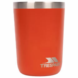 Trespass Rounder Stainless Steel Travel Cup - One Size, Red