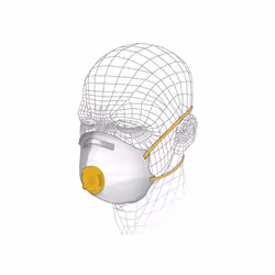 Vitrex Premium Valved Power Tool & Mdf Respirator P2