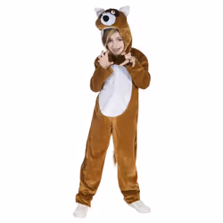 Smiffys Childrens/Kids Fox Costume - 7-9 Years, Brown/White