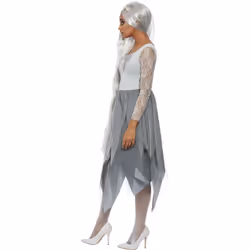 Smiffys Womens/Ladies Graveyard Bride Costume - S, Grey