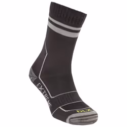 Trespass Unisex Adult Dvander Socks (Pack of 2) - 7 UK-11 UK, Black/Dark Grey