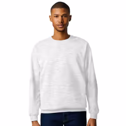 Gildan Mens Softstyle Midweight Sweatshirt - 4XL, Ash
