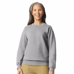 Gildan Mens Softstyle Midweight Sweatshirt - L, Cement