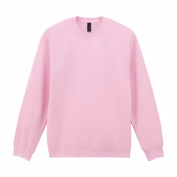 Gildan Mens Softstyle Midweight Sweatshirt - L, Light Pink