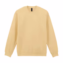 Gildan Mens Softstyle Midweight Sweatshirt - 4XL, Yellow Haze