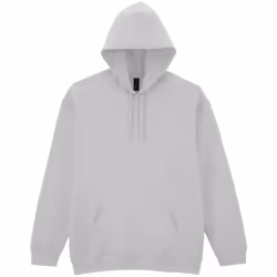 Gildan Mens Midweight Soft Touch Hoodie - 4XL, Ash