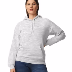 Gildan Mens Midweight Soft Touch Hoodie - 4XL, Ash