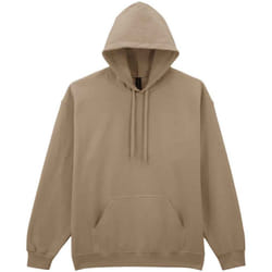 Gildan Mens Midweight Soft Touch Hoodie - XXL, Brown Savana