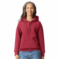 Gildan Mens Midweight Soft Touch Hoodie - 4XL, Cardinal Red