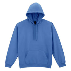 Gildan Mens Midweight Soft Touch Hoodie - S, Carolina Blue