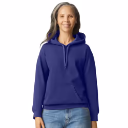 Gildan Mens Midweight Soft Touch Hoodie - L, Cobalt