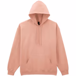 Gildan Mens Midweight Soft Touch Hoodie - S, Dusty Rose