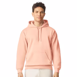 Gildan Mens Midweight Soft Touch Hoodie - S, Dusty Rose