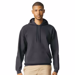 Gildan Mens Midweight Soft Touch Hoodie - 4XL, Smoke
